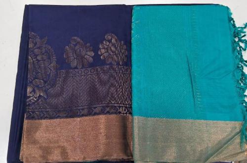 SOFT SILK SAREE WITH BLOUSE